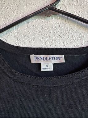 Pendleton Black Women's Crewneck Top